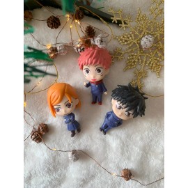 Jujutsu Kaisen Christmas Ornament set Itadori, Kugisaki, Fushiguro