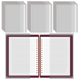 Book Cover A4 Transparent, Pack of 20 Notebook Covers A4 Transparent, Book Cover & Envelope Transparent for School Books, Waterproof Book Cover for Home Office School