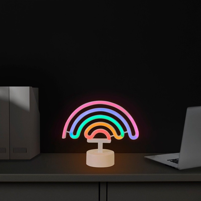 MG IMPORT Neon Rainbow Lamp Light - Bright and Cheerful