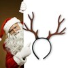 Reindeer Antlers Headband Red Elk Deer Horn Headband Reindeer Cosplay