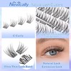 Natural Lash Clusters Kit Wispy Lash Extension Kit Cluster Eyelash