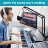 YOUSHARES Microphone Stand with Foam Cover - Mic Boom Arm