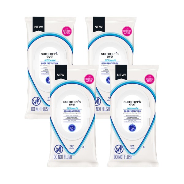 Summer’s Eve, Ultimate Smell Protection Daily Feminine Wipes, 32 Count