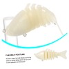 Sosoport 2pcs Knobby Simulation Fishing Lures Blank Artificial Baits for