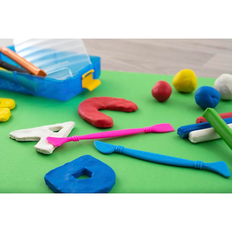 Eberhard Faber 572010 Plastic Clay in Plastic Box with 2