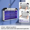 Qualirey 12 Pack Bug Zapper Replacement Light Bulbs 10W for
