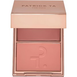 PATRICK TA Principales Titulares de Belleza - Rubor En Polvo y Crème de Doble Toma - No Demasiado (Soft Rosey Taupe)