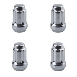 TUSK (4 Pack) Tapered Spline Drive Lug Nut 12mm x 1.50mm Thread Pitch Chrome for Polaris RZR Pro R Ultimate 2022-2025