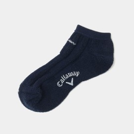 Callaway C25193200 Women's Ankle Socks (Pile, Functional Material EZ DRY), Antibacterial and Deodorizing, Golf Socks, 1120_navy