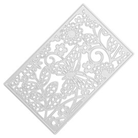 Tofficu Flower Grass Embossing Folder DIY Scrapbook Cutting Dies Card Making Dies Photo Frame Cutting Decorative Paper Craft