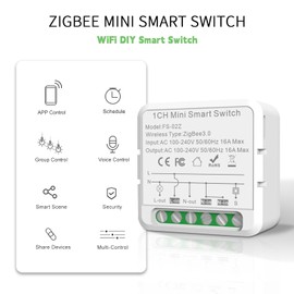 Zigbee Smart Switch, WiFi Smart Switch Module, Smart Light Switch Zigbee 3.0 Hub Required, Compatible with Smart Life/Tuya App, Alexa, Google Home, Home Assistant (2)