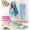 Catherine Lansfield Flamingo Cotton 76x160cm Beach Towel Blue