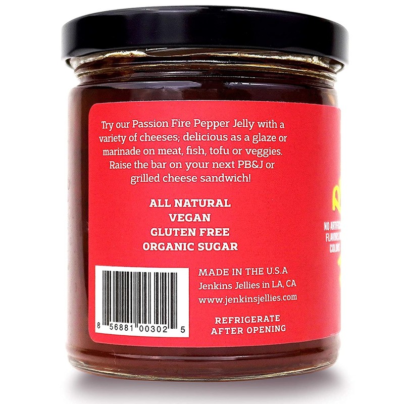 Jenkins Jellies Pepper Jelly (Passion Fire, 11 Ounce (Pack of