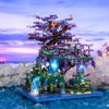 NEWABWN Chinese Moon Palace Pavilion Building Blocks Set - Micro
