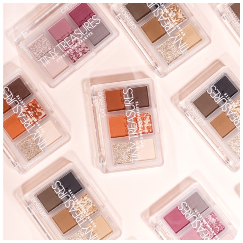 CATRICE Tiny Treasures Eyeshadow Palette 4.2g, Shade:010 Everyday Essentials