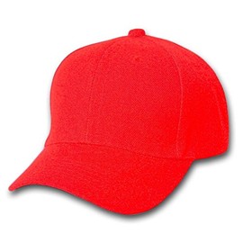 TOP HEADWEAR Baseball Cap Hat- Red