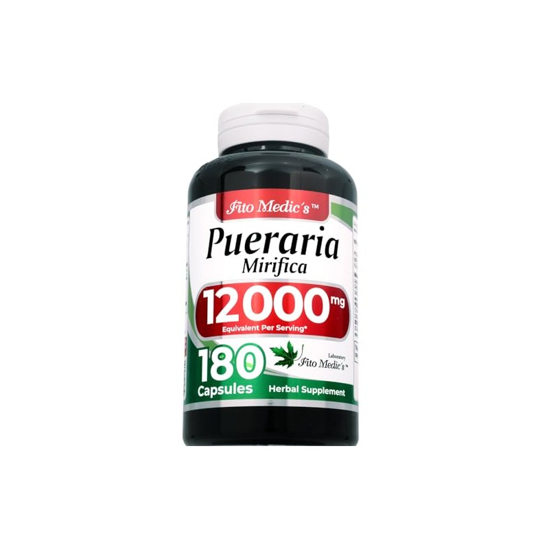Fito Medic Lab Pueraria Mirifica 180 Cápsulas 12000 Suplemento Mujer
