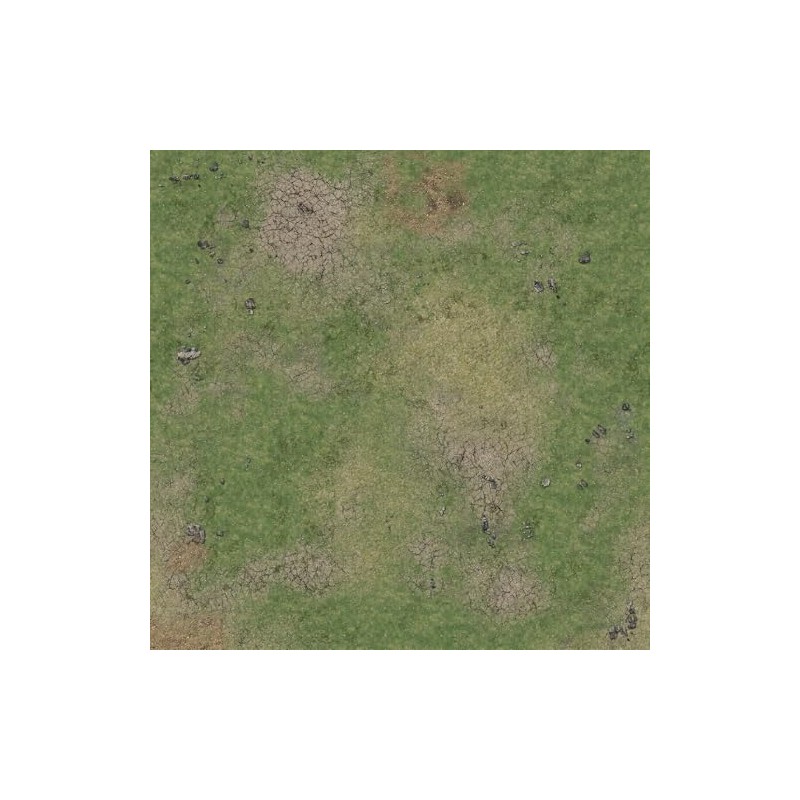 Battle Systems Grassy Fields Gaming Mat 3x3 - Grid