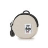 Chums CH60-3573 Men's Recycle Round Coin Case, beige, (greige)