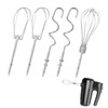 5 Pack Hand Mixer Replacement Beaters Compatible with BLACK and