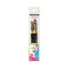 Daler-Rowney System3 Acrylic Brush, Synthetic Hair, Short Handle, Round, Short