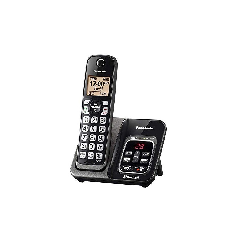 Panasonic KX-TG833 DECT 6.0 - Paquete de teléfono Bluetooth con