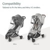 UPPAbaby Minu and Minu V2 Rain Shield/Waterproof and Windproof Coverage/Ventilated