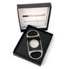 Cigar Boulevard Perfect Cigar Cutter Star Silver-Black Carbon Fiber.