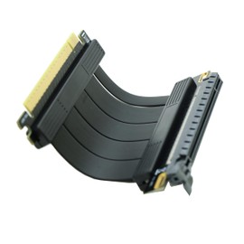 Sintech PCIe 4.0 16X Riser Card,PCI-E Express X16 Extension Cable, Compatible with GTX RTX Radeo Series GPU Card(180Degree 10cms)
