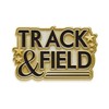 Track And Field Pin - 1" Gold Track And Field