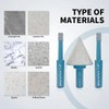 JeeynoTols Diamond Beveling Chamfer Bit 1-3/8" (35mm) & 2pcs 1/4"(6mm)