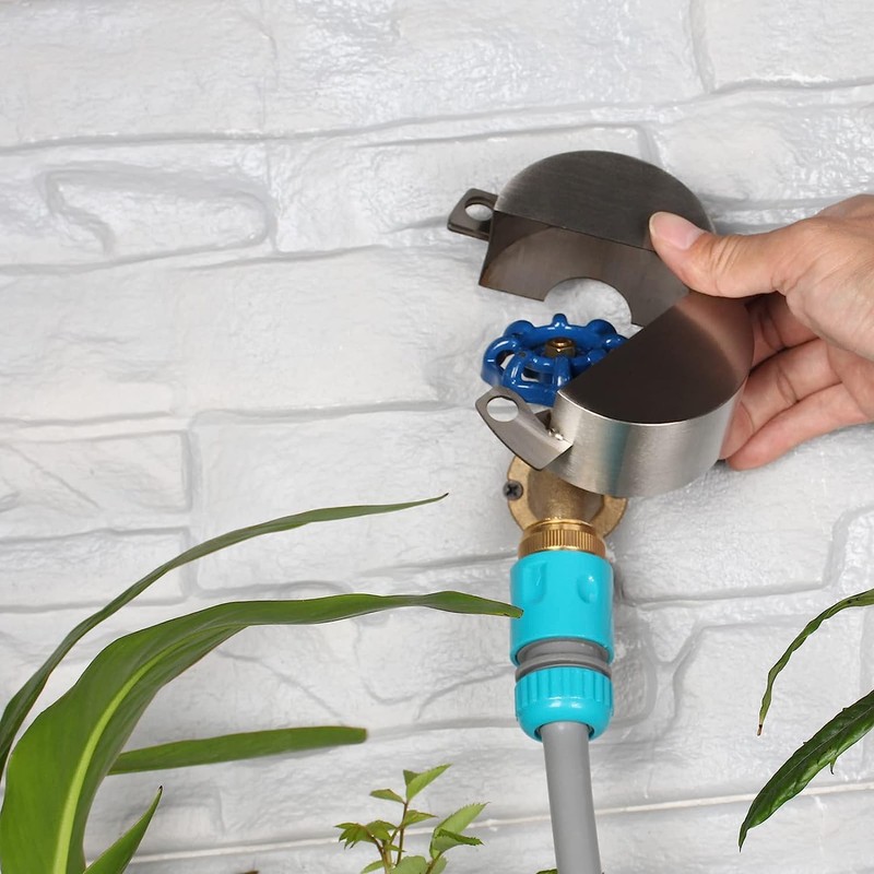 Outdoor Faucet Lock System -Gate Valve LockoutDevice -Prevent Water Theft