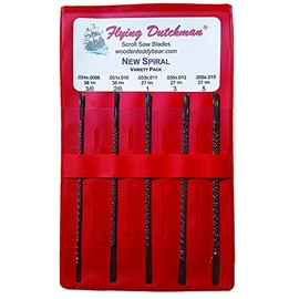 Flying Dutchman New Spiral Five Dozen Scroll Saw Blade Variety Pack
