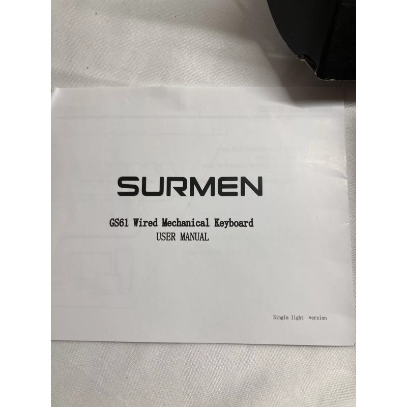 surmen Portable Wired Gaming Keyboard GS61 Case
