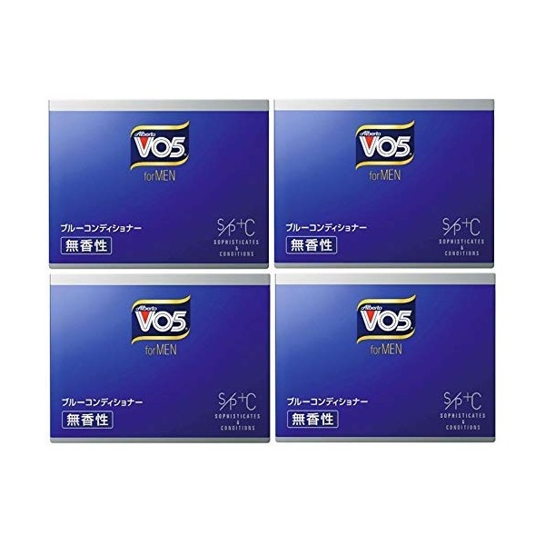 VO5MEN Blue Conditioner Unscented 85G x 4 Packs