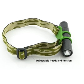 Head Strap for Flashlight Strap, Resistant Elastic Headband Replacement Elastic Strap for Outdoor Riding Headlight Belt for 22 To 32mm Diameter Torches Comfortable Headlamp Band