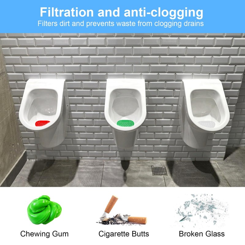 12 Pcs Urinal Screen Scented Urinal Screen Deodorizer Mats Anti-Splash