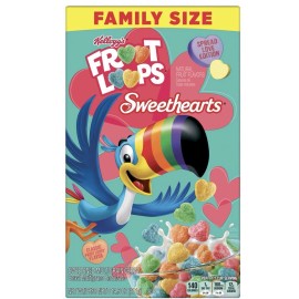 Kelloggs Froot Loops Sweethearts Family Size Limited Edition Sep 2023
