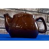 Johnson & Johnson Handcrafted Johnson Rose Small Brown Glazed Tea