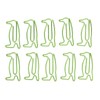 100Pcs Paper Clips Cute Unique Penguin Shape Electroplating Process Lightweight