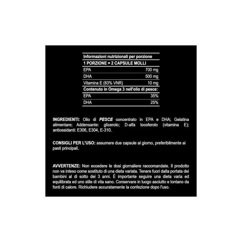 EUROSUP OMEGA MAX | Omega 3 60% | Alta Concentrazione