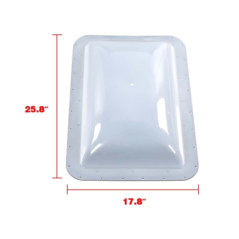 G-PLUS Skylight Cover Exterior Semi-Transparent Camper Skylight Compatible with Most