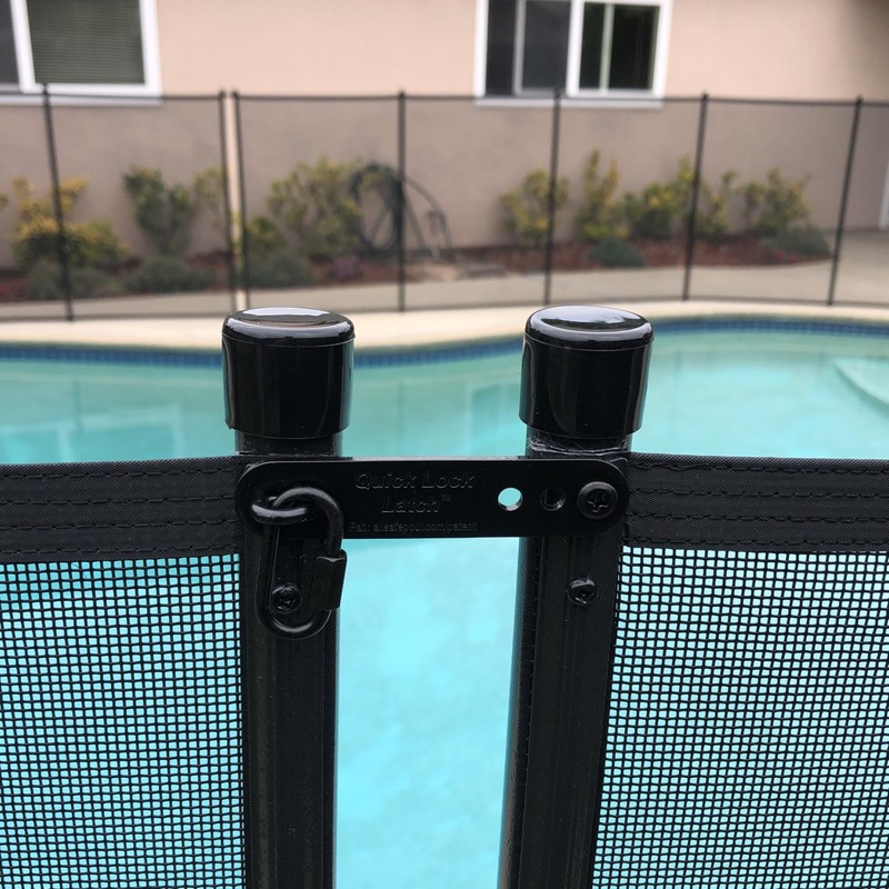 ALLSAFE Quick Lock Pool Fence Latch Kit – Easy Install