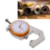 Flat Head Thickness Gauge 0 to 10mm Range Round Dial
