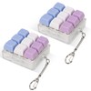 2 Pcs Keyboard Fidget Toy 9-in-1 Keyboard Fidget Clicker Decompression