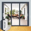 ALLYWASAI Patio Sliding Door Handle Set, Perfect Replacement Mortise Style