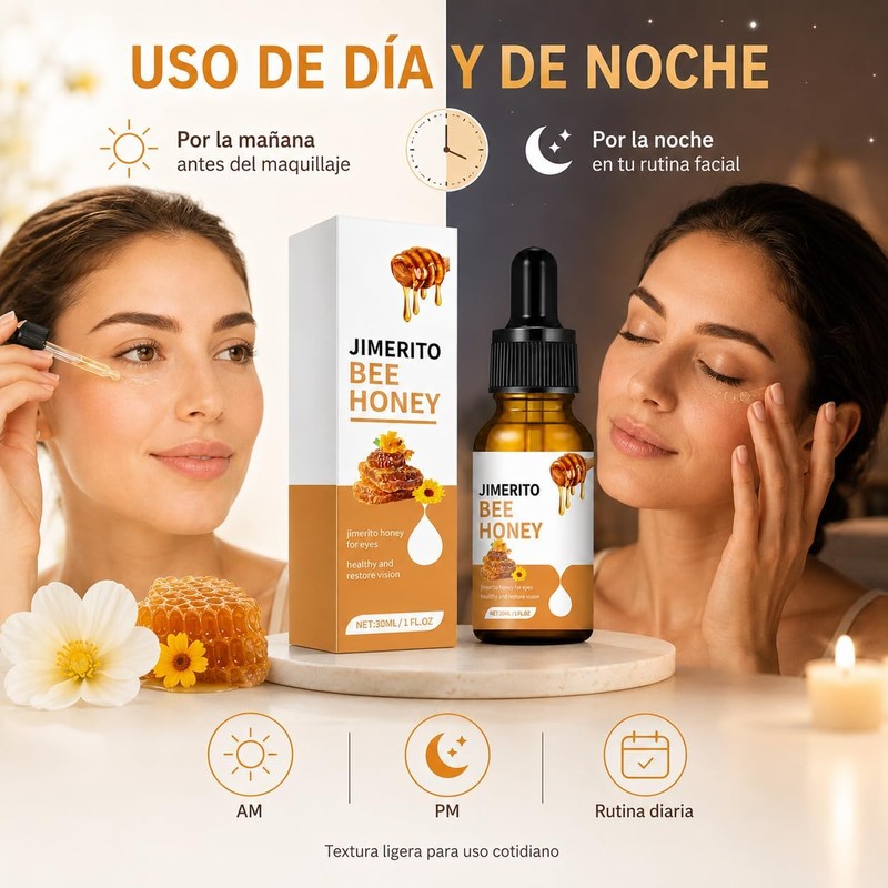 Suero Ocular de Miel, Crema de ojos de miel de