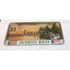 D&D PUERTO RICO FLAG PLAIN CHROME METAL LICENSE PLATE FRAME