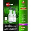 Avery 3.5" x 5" UltraDuty GHS Chemical Industrial Labels for