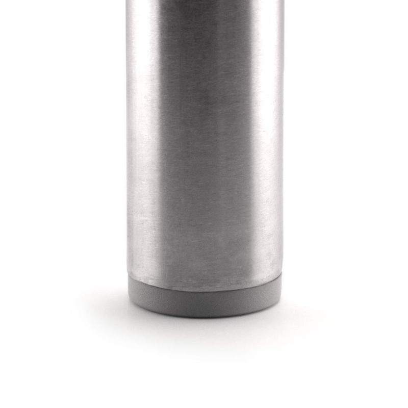 GLEITGUT 4 x Lamellar Plugs Grey Round Tube Plugs in
